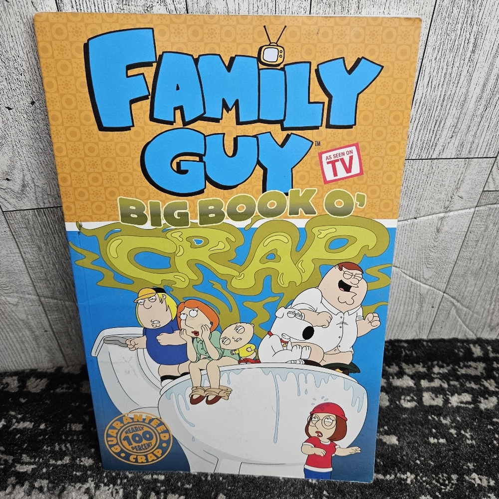 Family Guy BIG BOOK O' CRAP Paperback Comic Book Comics As Seen On TV